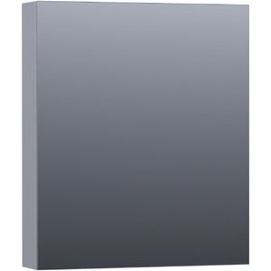 Topa Plain spiegelkast linksdraaiend 60 mat grijs
