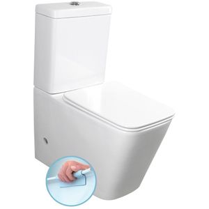 Porto Compacte rimless toilet incl. spoelsysteem S-sifon/P-sifon