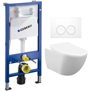 Complete Geberit UP100 set met Neuer Rimfree 2