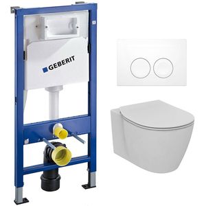 Complete Geberit UP100 set met Ideal Standard Connect Aquablade toilet
