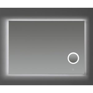 Neuer spiegel met scheerspiegel en verlichting 100x70
