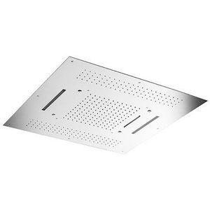 Hotbath Mate M173 regendouche met LED en cascade vierkant 95 cm chroom