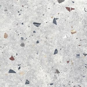 Codicer Sonar Silver terrazzo vloertegel 66x66 grijs