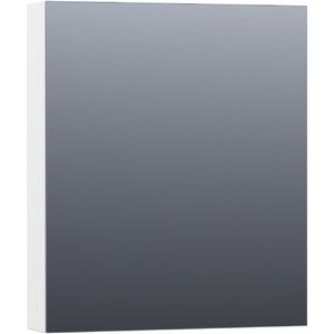 Tapo Plain spiegelkast rechtsdraaiend 60 mat wit