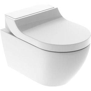 Geberit AquaClean Tuma Classic rimfree hangend toilet met douche wc-zitting wit - 146090111