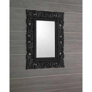Samblung spiegel met houten lijst 60x80 zwart