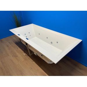 Villeroy & Boch Squaro Edge 12 bubbelbad met Advance systeem 190x90 wit