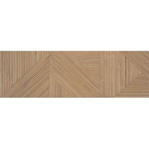 Colorker Tangram wandtegel 31.6x100 Walnut mat