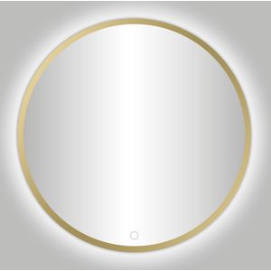 Best Design Nancy Venetië ronde spiegel inclusief LED verlichting Ø 60 cm goud