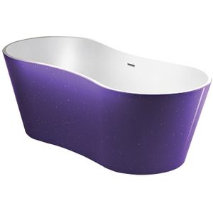 Best Design Vrijstaand bad Color Purplecub 174x77cm paars