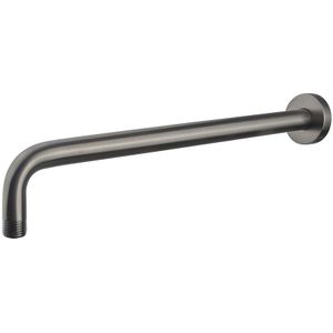 Wiesbaden luxe douche-arm rond muurbevestiging 45cm Gunmetal