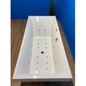 Villeroy & Boch Squaro bubbelbad met Advance systeem 170×75 wit