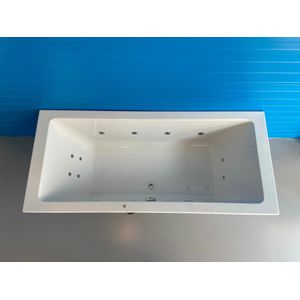 Xenz Society bubbelbad met elektrisch WP2 systeem 190x90 wit