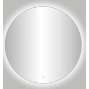 Best Design Ingiro ronde spiegel met LED 120 chroom