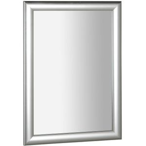 Esta Spiegel 580x780mm in houten frame zilver met streep