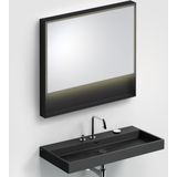 Clou Look at Me spiegel, 90cm, LED-verlichting, IP44, mat zwart