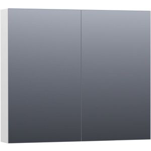 Tapo Plain spiegelkast 80 hoogglans wit