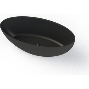 Neuer Idro 2.0 vrijstaand bad ovaal 180x80 mat zwart