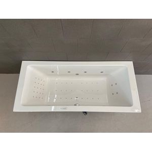 Xenz Society bubbelbad met Advance systeem 180x80 wit pulseerstand