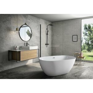 Aqualine Douro vrijstaand bad 150x80 wit