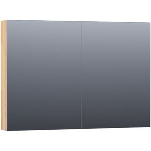 Tapo Plain spiegelkast 100 grey oak