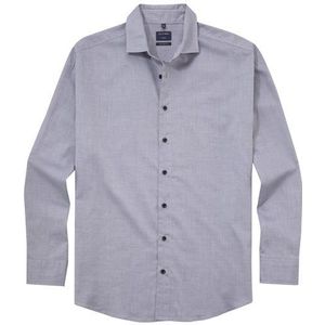 OLYMP Casual Overhemd, relaxed fit, Grijs