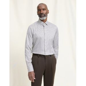 OLYMP SIGNATURE Overhemd, tailored fit, SIGNATURE Kent, Gebroken Wit