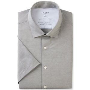 OLYMP Luxor 24/Seven Overhemd, modern fit, New Kent, Grijsgroen