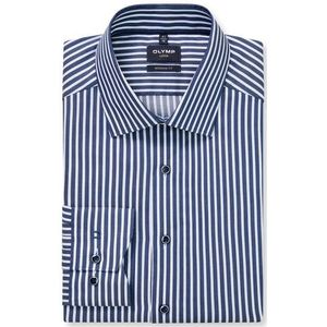 OLYMP Luxor Overhemd, modern fit, New Kent, Marineblauw