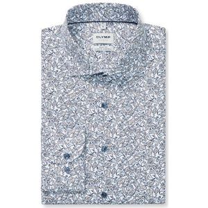OLYMP Level Five 24/Seven Overhemd, body fit, Kent, Wit