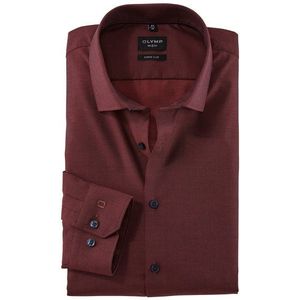 OLYMP No. Six Overhemd, super slim, Modern Kent, Koraal