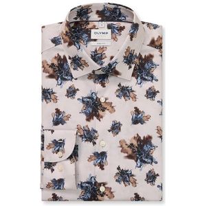 OLYMP Level Five Overhemd, body fit, New York Kent, Nougat
