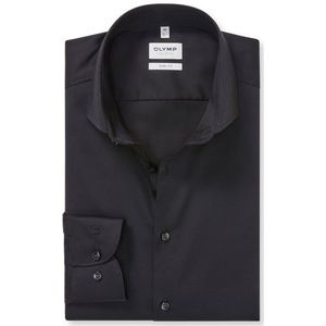 OLYMP Level Five Overhemd, body fit, Royal Kent, Zwart