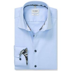 OLYMP Level Five Overhemd, body fit, New York Kent, Bleu