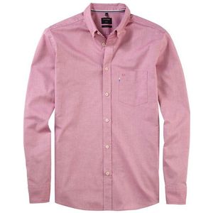 OLYMP Casual Overhemd, regular fit, Button-down, Fuchsia