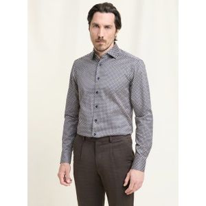 OLYMP SIGNATURE Overhemd, tailored fit, SIGNATURE Kent, Nachtblauw