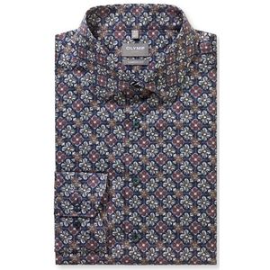 OLYMP Luxor Overhemd, comfort fit, New Kent, Marineblauw