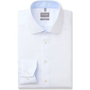 OLYMP Luxor Overhemd, comfort fit, Global Kent, Wit