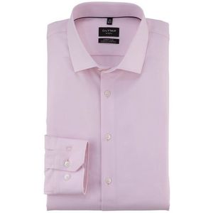 OLYMP No. Six 24/Seven Overhemd, super slim, Modern Kent, Rozenhout