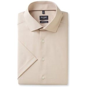 OLYMP Luxor 24/Seven Overhemd, modern fit, Global Kent, Beige