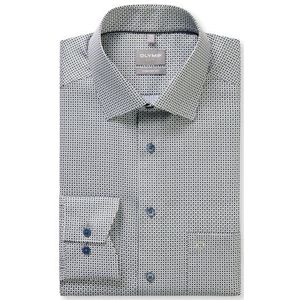 OLYMP Luxor 24/Seven Overhemd, comfort fit, New Kent, Grijsgroen