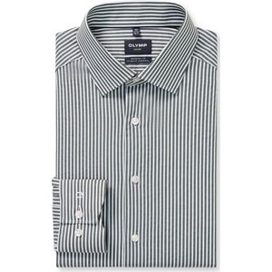 OLYMP Luxor 24/Seven Overhemd, modern fit, New Kent, Grijsgroen