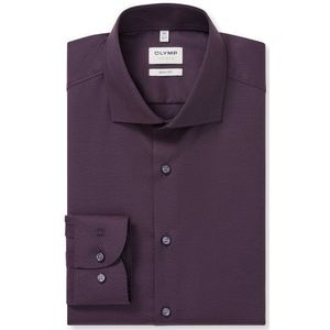 OLYMP Level Five Overhemd, body fit, Royal Kent, Aubergine