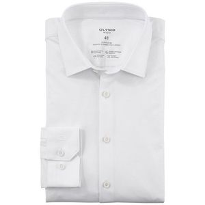 OLYMP No. Six 24/Seven Overhemd, super slim, Urban Kent, Wit