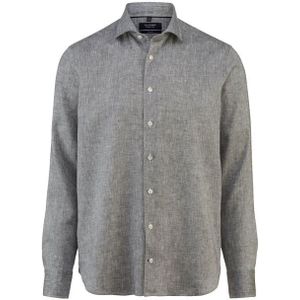 OLYMP SIGNATURE Casual Overhemd, tailored fit, Kent, Lindegroen