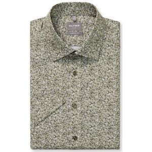 OLYMP Luxor Overhemd, comfort fit, New Kent, Olijfgroen