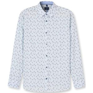 OLYMP Casual Overhemd, regular fit, Kent, Wit