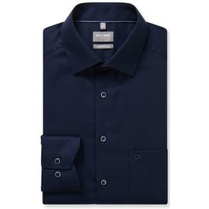 OLYMP Luxor Overhemd, comfort fit, New Kent, Nachtblauw