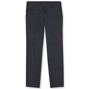 OLYMP Chino, tapered fit, Rookblauw