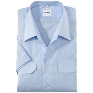 OLYMP Brandweer Overhemd, modern fit, reverskraag, Bleu